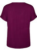 Basic T-shirt col V en viscose, Violet, Packshot image number 1
