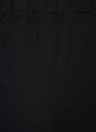 Jupe longue en coton avec fente, Black, Packshot image number 2