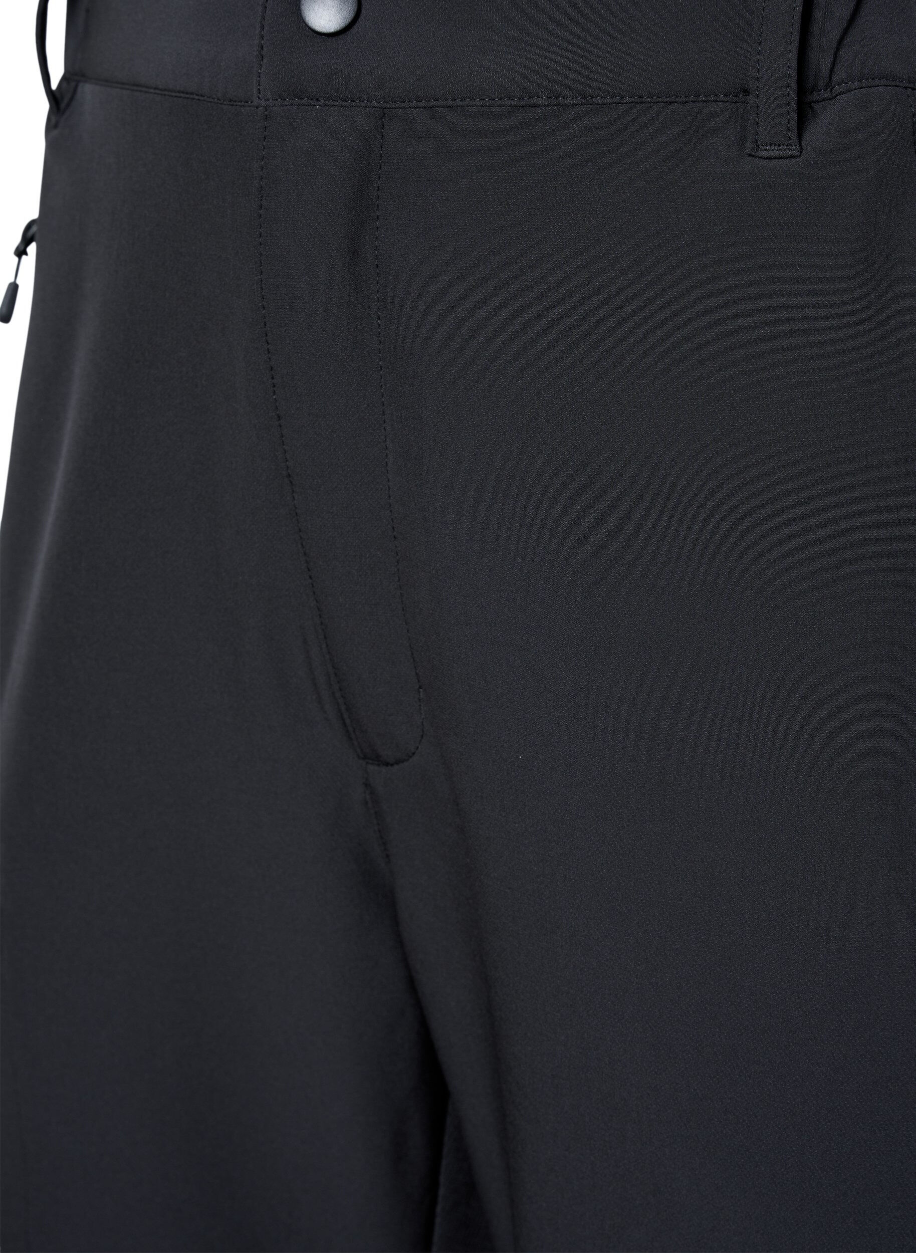 Zizzi Pantalons de randonn&eacute;e 2-en-1, Black, Packshot image number 2