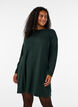 Robes tricot&eacute;es en m&eacute;lange coton-viscose, Vert, Model image number 0