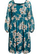 Robe de soir&eacute;e en mousseline &agrave; manches longues, Vert, Packshot image number 0