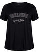 T-shirt en coton avec texte, Black W. Pasadena, Packshot image number 0