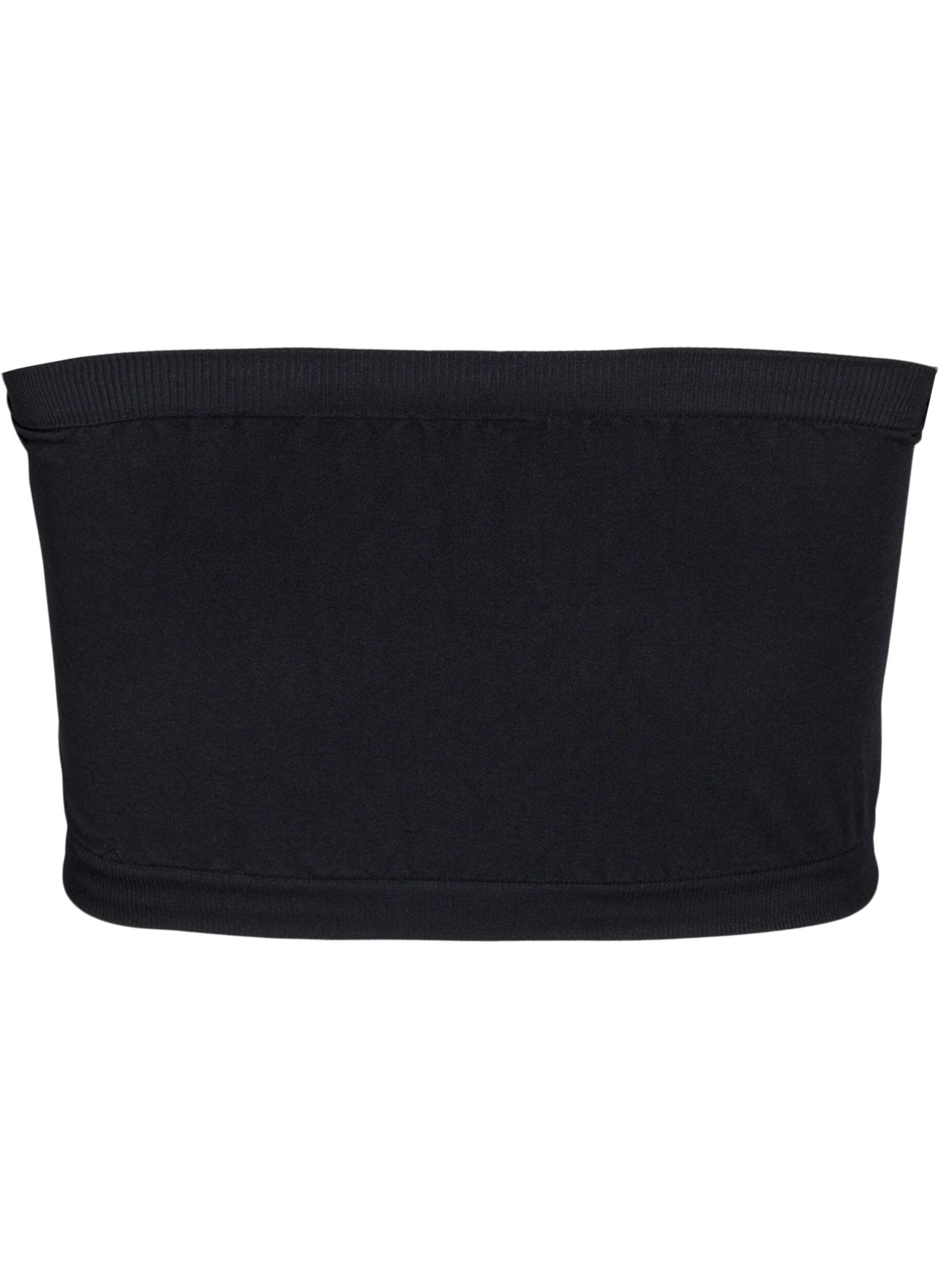 ZizziSoutien-gorge bandeau, Noir, Packshot image number 1