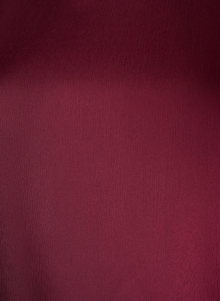 Blouse en satin &agrave; manches au coude, Bordeaux, Packshot image number 2