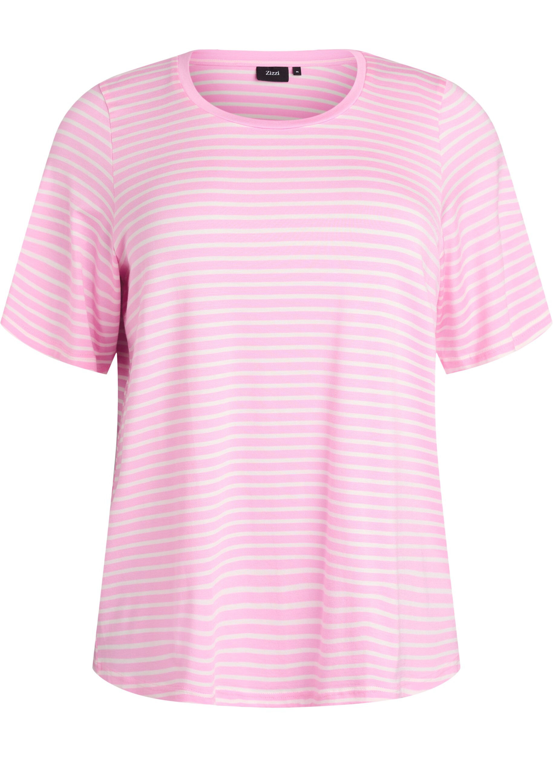 T-shirt en TENCEL&trade; Lyocell &agrave; rayures
