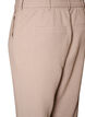 Pantalon de tailleur taille haute et coupe droite, Beige, Packshot image number 3