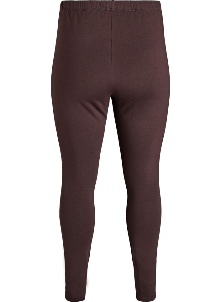 Leggings en coton avec doublure, Marron, Packshot image number 1