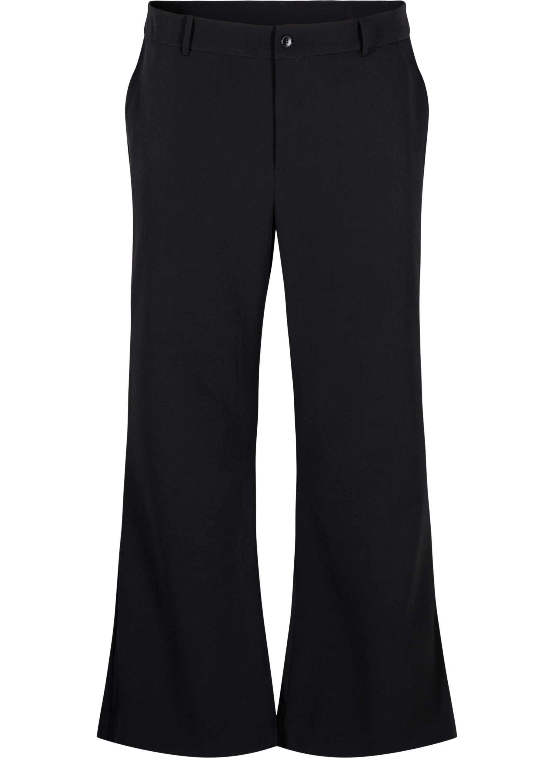Zizzi Pantalon bootcut, Noir, Packshot image number 0