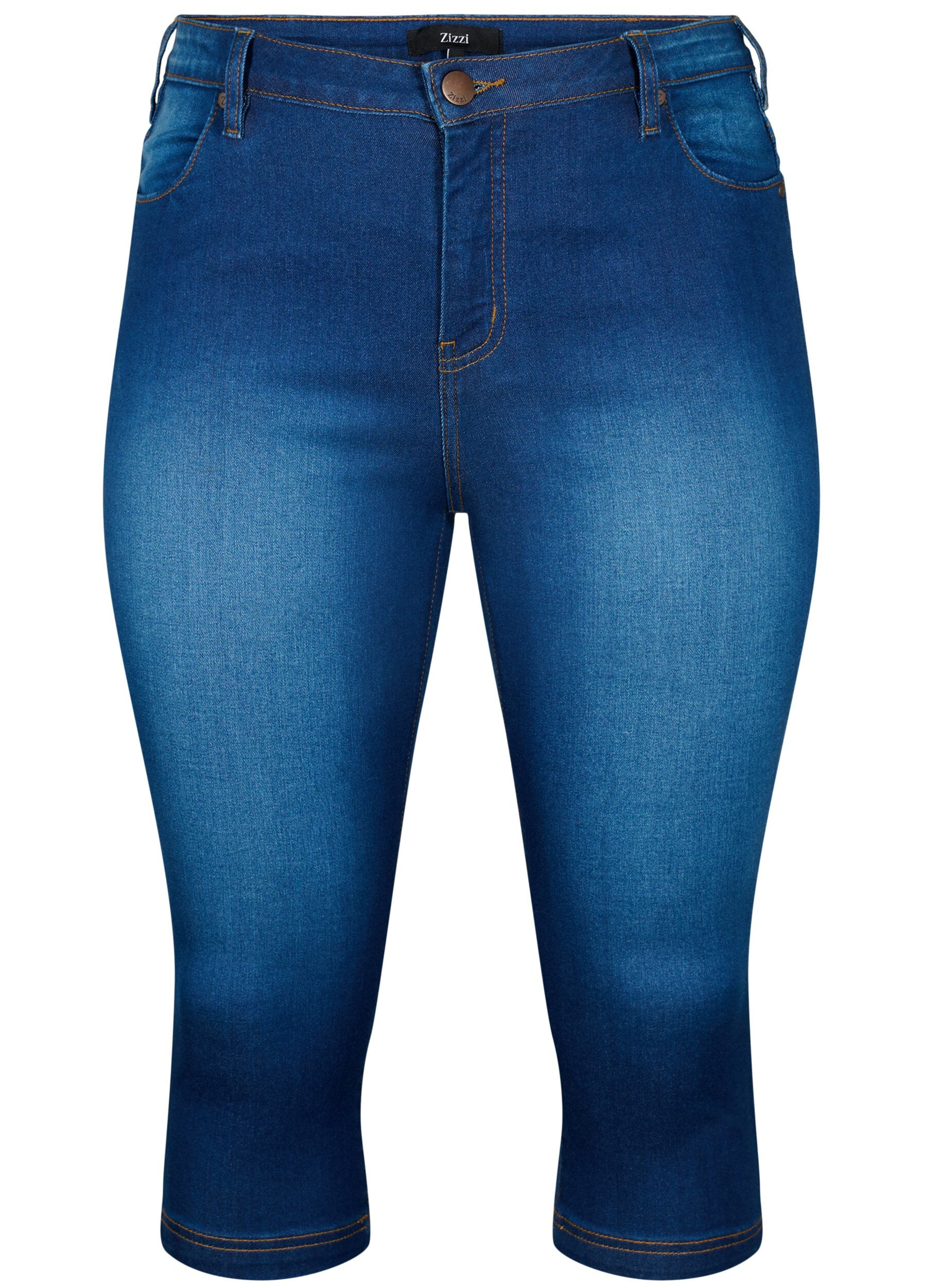 Jean capri Amy &agrave; taille haute et coupe super slim