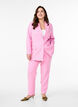 Pantalon avec poches et jambes droites, Rose, Model image number 0