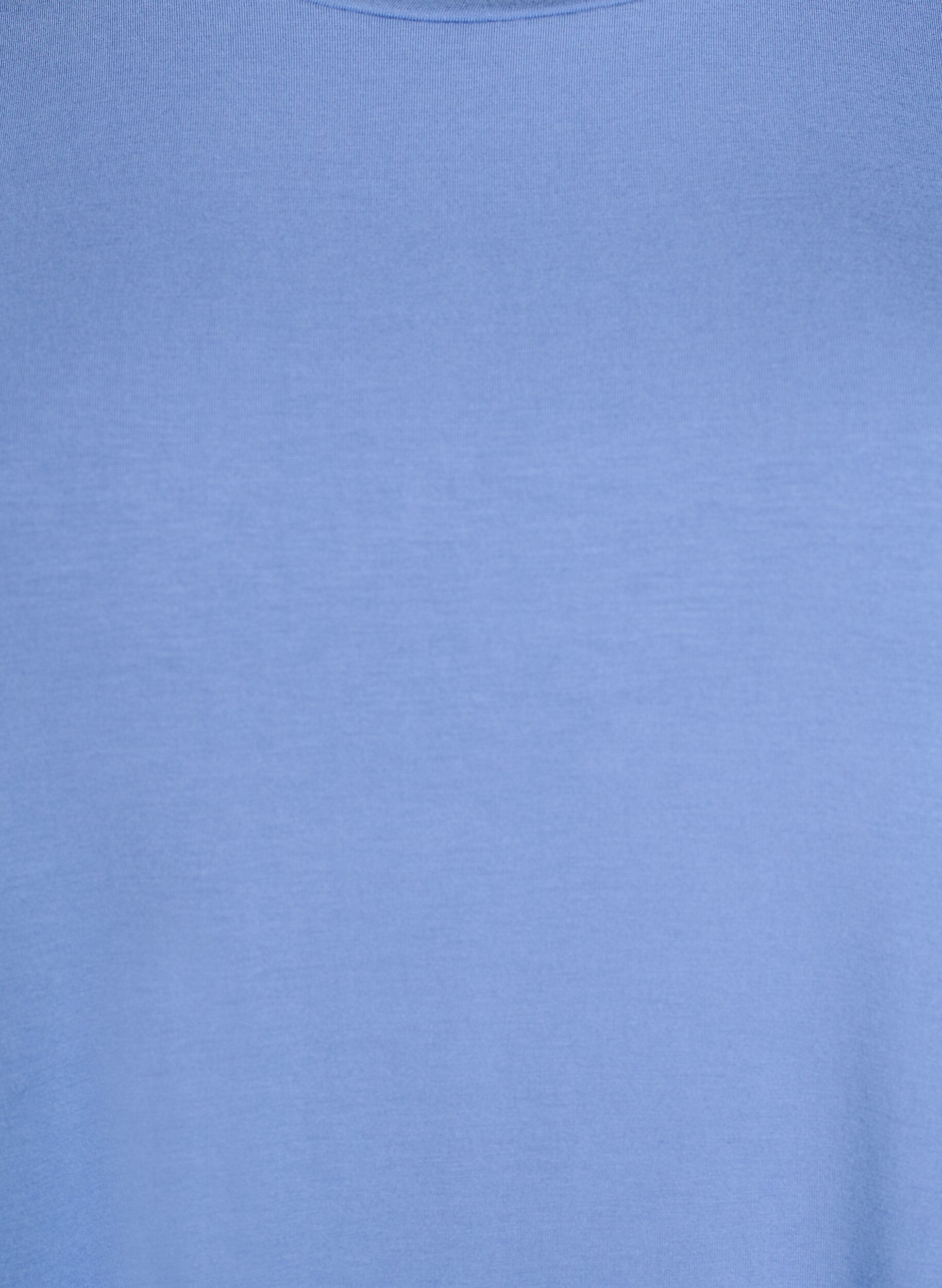 Zizzi T-shirt de nuit ample en viscose, Bleu, Packshot image number 2