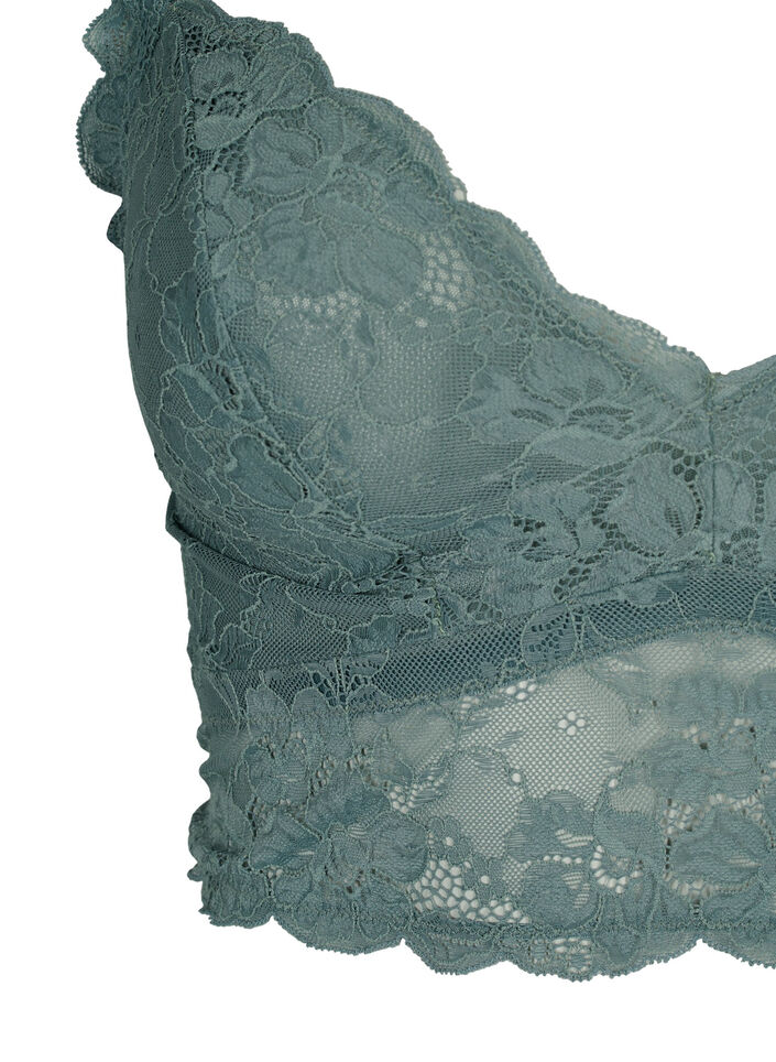 Bralette en dentelle sans armature, Balsam Green Ass, Packshot image number 2