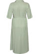 Robe-chemise longue jusqu&rsquo;aux chevilles avec ceinture &agrave; nouer et rayures, Vert clair, Packshot image number 1