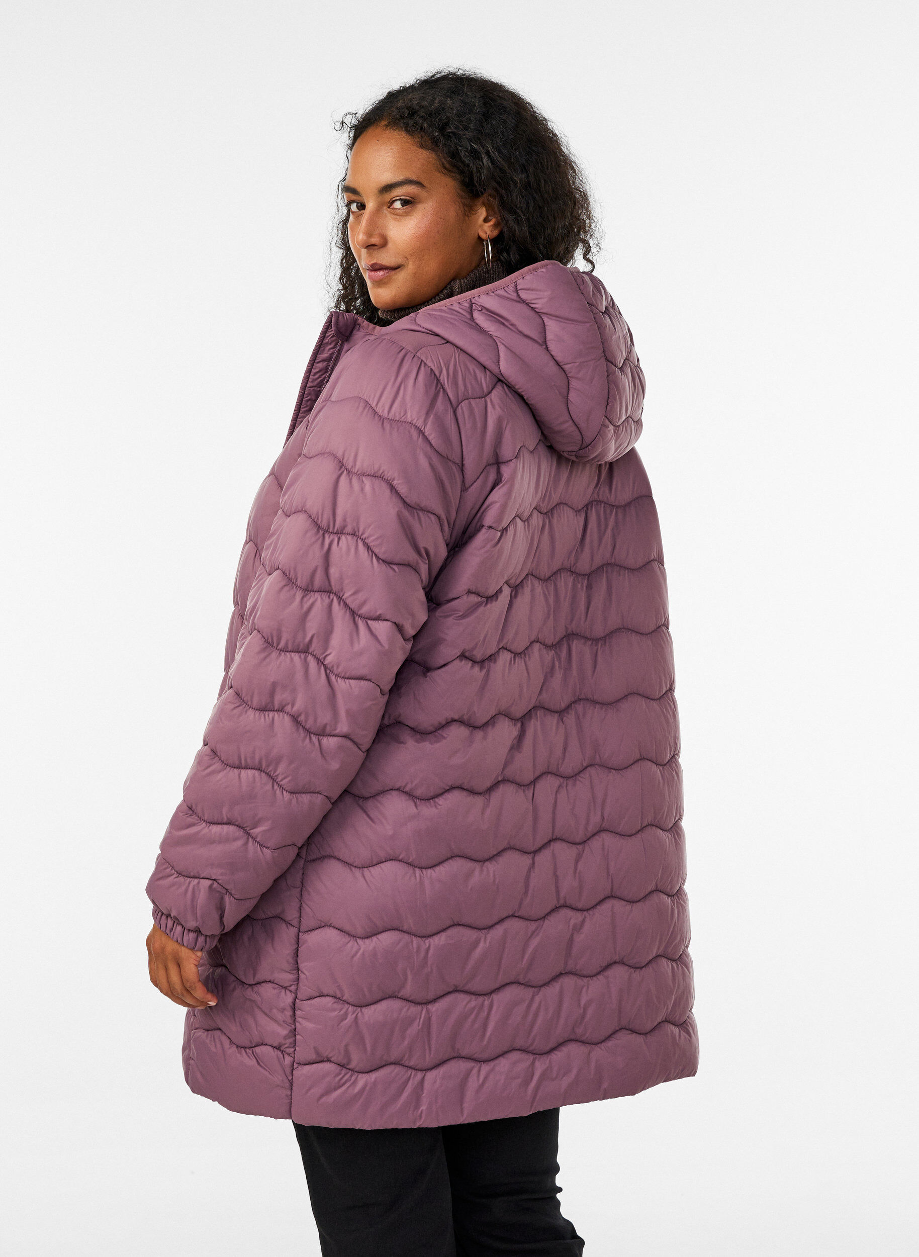 ZizziVeste matelass&eacute;e, Rose, Model image number 2