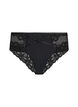 Culotte hipster en dentelle avec d&eacute;tail crois&eacute;, Noir, Packshot image number 0
