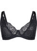 Soutien-gorge couvrant avec strass, Black, Packshot image number 0