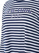 Chemisier à rayures et motif, White w.Navy Stripe, Packshot image number 2