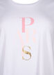 T-shirt en coton avec imprimé texte, B. White w. Paris, Packshot image number 2