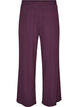 Pantalon en jersey c&ocirc;tel&eacute; &agrave; jambes amples, Violet, Packshot image number 0