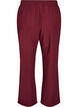Pantalon &eacute;vas&eacute; avec taille &eacute;lastiqu&eacute;e, Bordeaux, Packshot image number 1