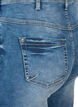 Jean crop Amy avec détails zippés, Bleu, Packshot image number 3