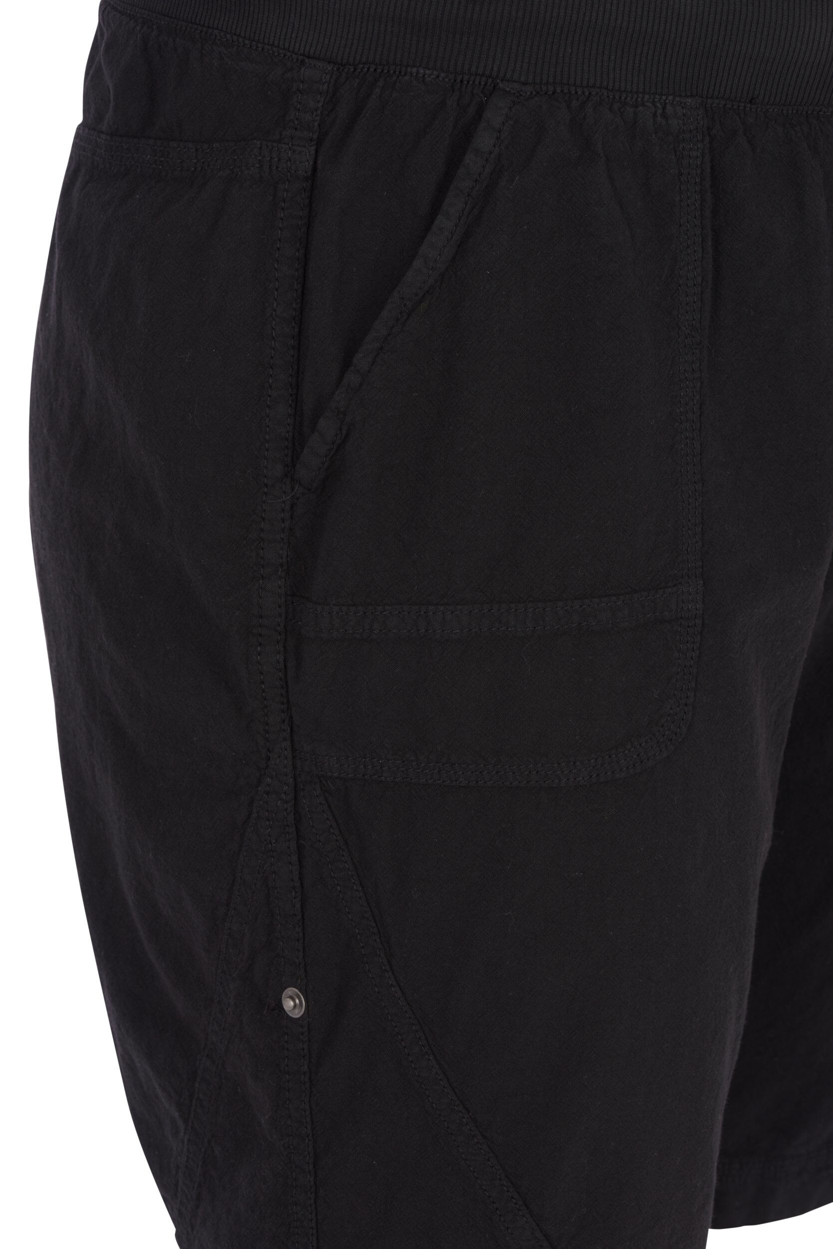 ZizziShort en coton ample avec poches, Noir, Packshot image number 2