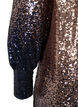 Robe à paillettes avec manches bouffantes, Evening Blue Cobber, Packshot image number 3