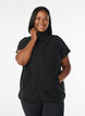 Gilet en polaire avec poches, Noir, Model image number 0
