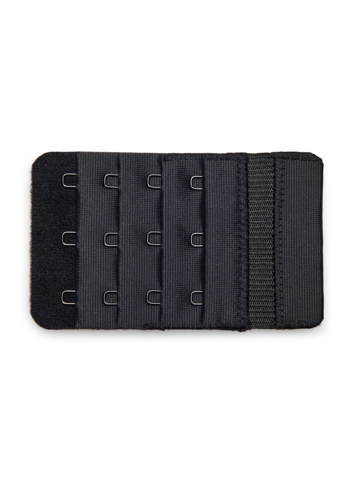 Extenseur de soutien-gorge comportant trois crochets, Noir, Packshot image number 0