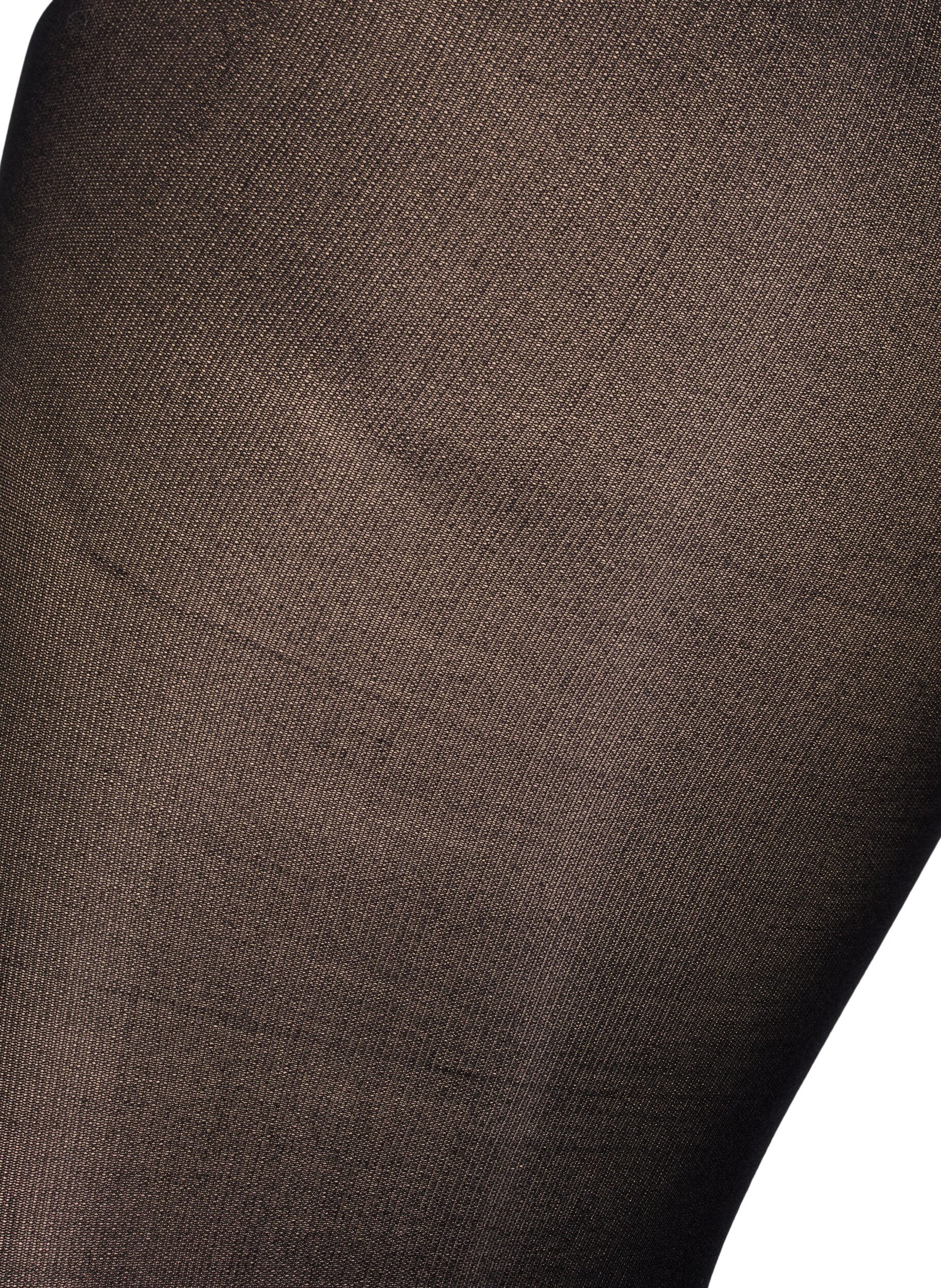 ZizziLot de 2 collants en 60 deniers, Noir, Packshot image number 4