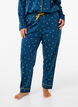 Bas de pyjama en coton imprimé, Blue Opal AOP, Model image number 2