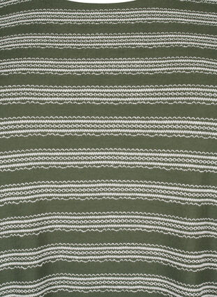 Chemisier à manches longues avec motif rayé, Thyme w. Stripe, Packshot image number 2