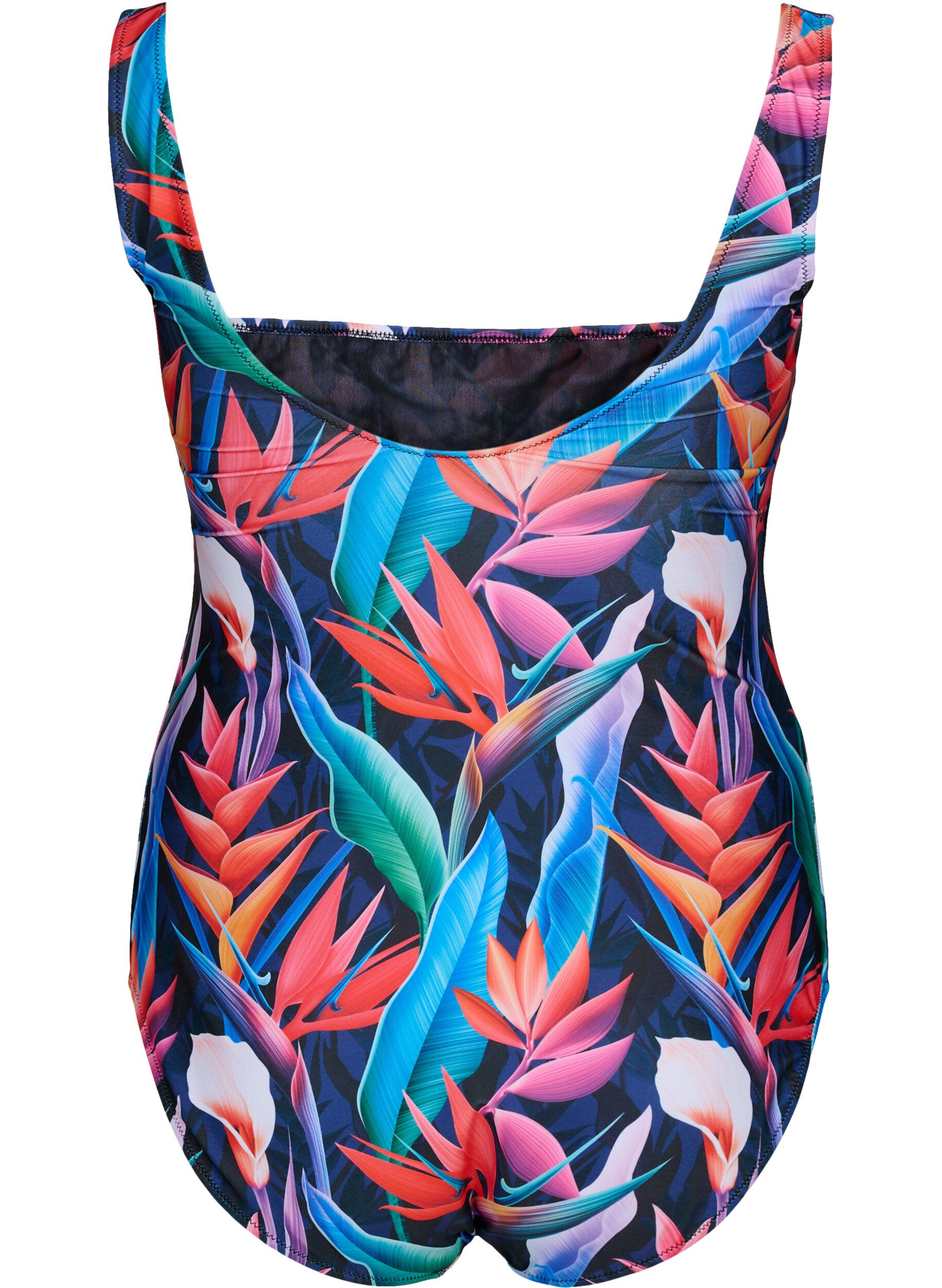 Zizzi Maillot de bain avec imprim&eacute;, Bright Leaf, Packshot image number 1