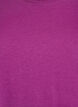 T-shirt &agrave; manches courtes en m&eacute;lange de coton, Violet, Packshot image number 2