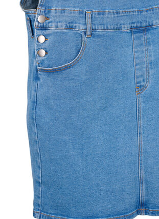 Robe à salopette en jean, Blue denim, Packshot image number 3