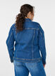 Veste en jean avec une coupe classique, Bleu, Model image number 2
