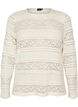 Blouse en dentelle avec manches longues, Vanille, Packshot image number 0