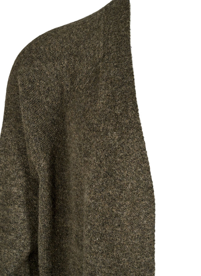 Cardigan long avec des poches, Sea Turtle Mel., Packshot image number 2