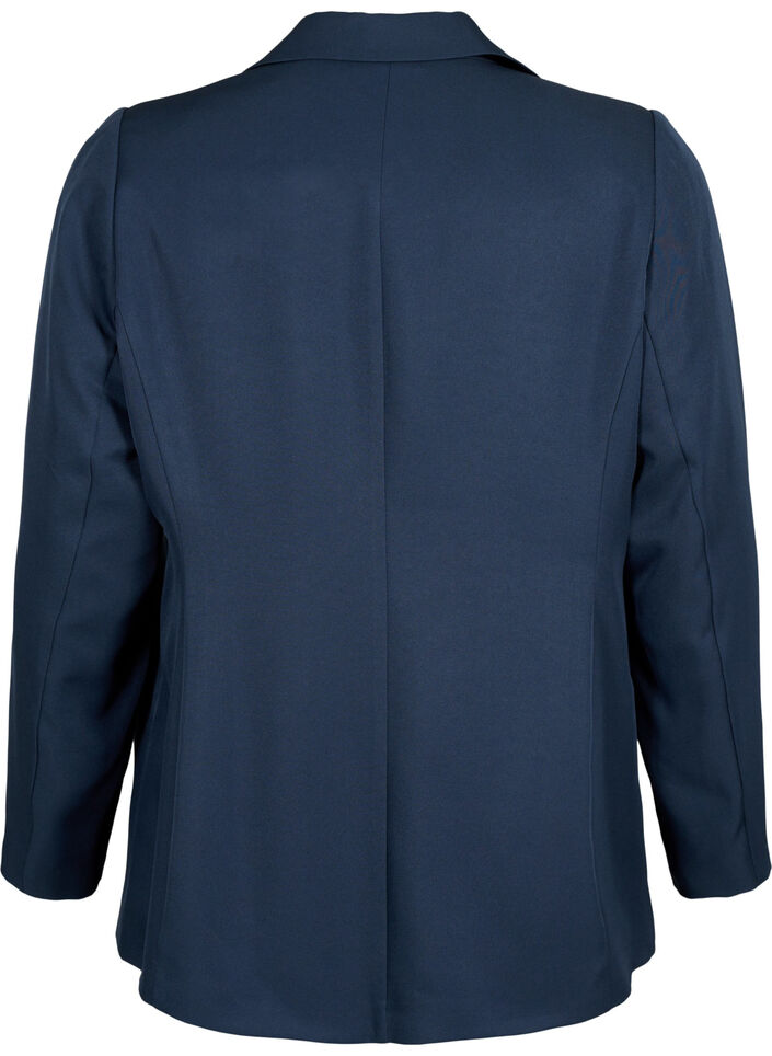 FLASH - Blazer simple avec bouton, Bleu, Packshot image number 1