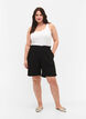 Short ample en viscose, Black, Model image number 3
