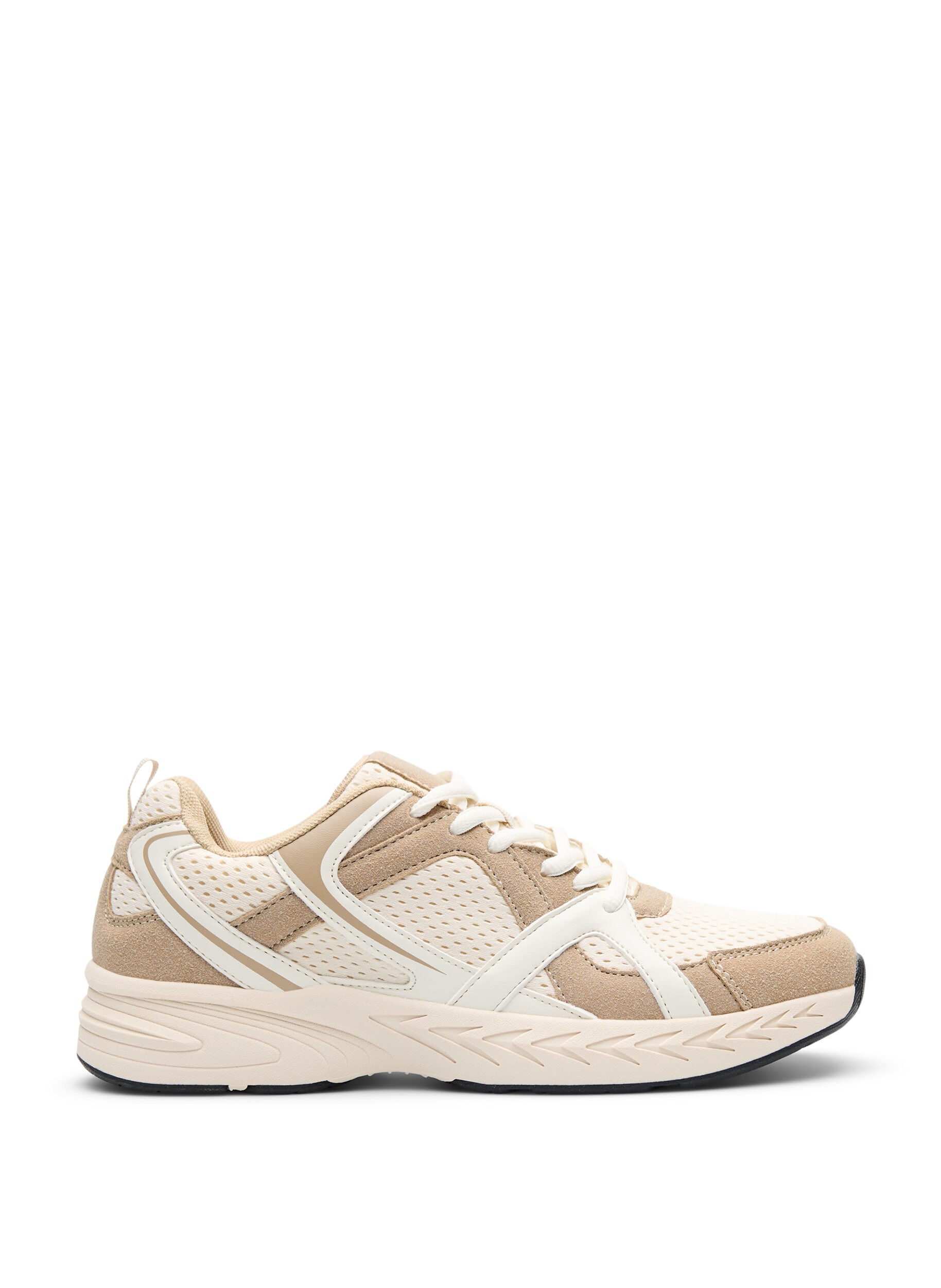 Zizzi Baskets sportives en maille, Beige, Packshot image number 0