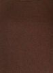 Blouse en fine maille &agrave; manches courtes, Marron, Packshot image number 2