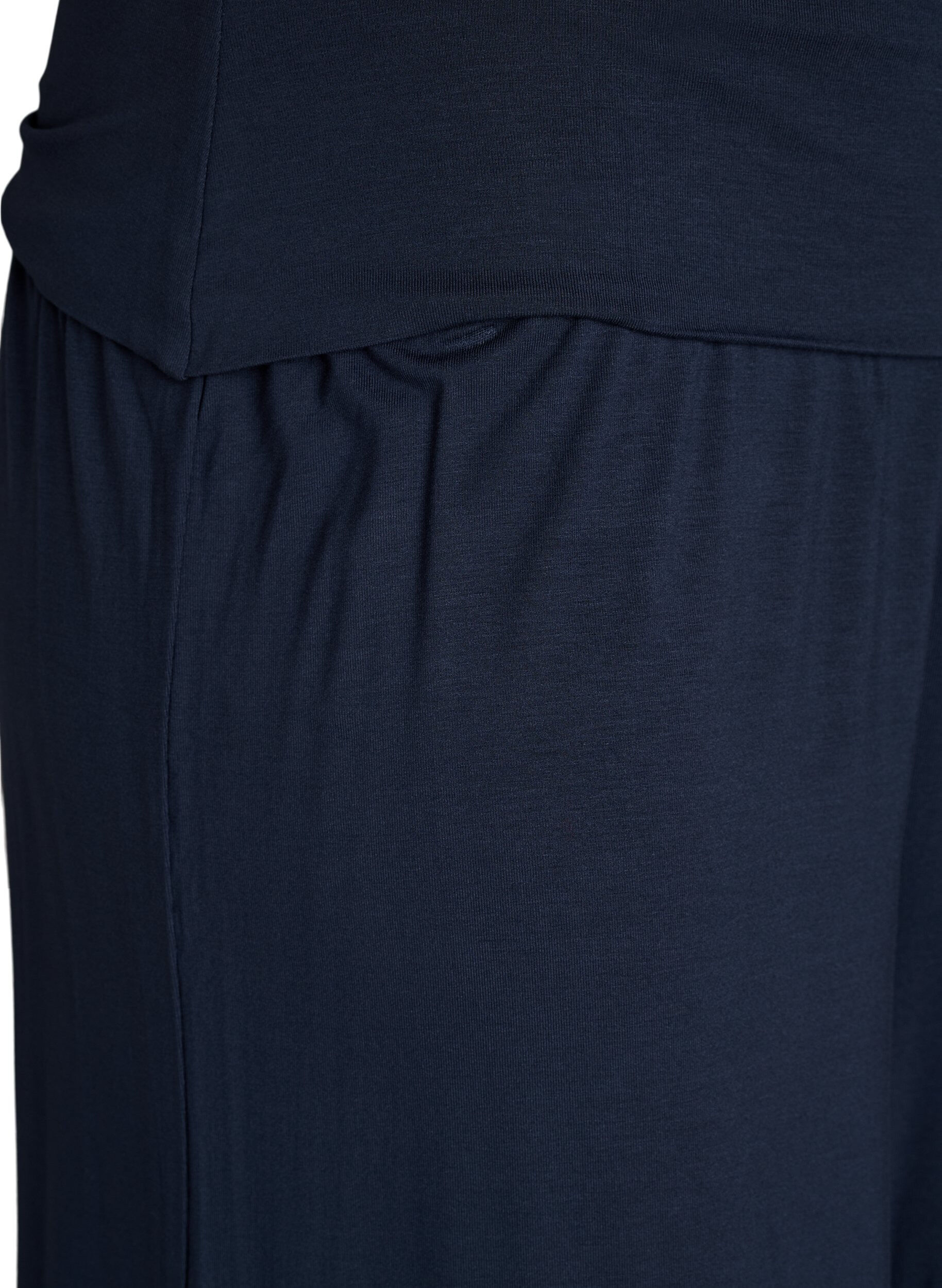 Zizzi Jupe-culotte taille haute en jersey, Bleu, Packshot image number 2