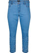 Emily jeans coupe slim avec des perles, Light Blue, Packshot image number 0