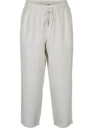 Pantalon court à rayures, White Stripe, Packshot image number 0