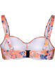 Haut de bikini imprimé, Retro Flower, Packshot image number 1