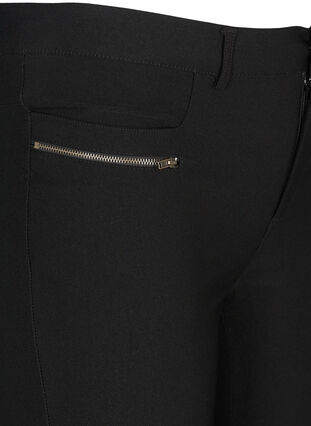 Pantalon capri près du corps en mélange de viscose, Black, Packshot image number 2