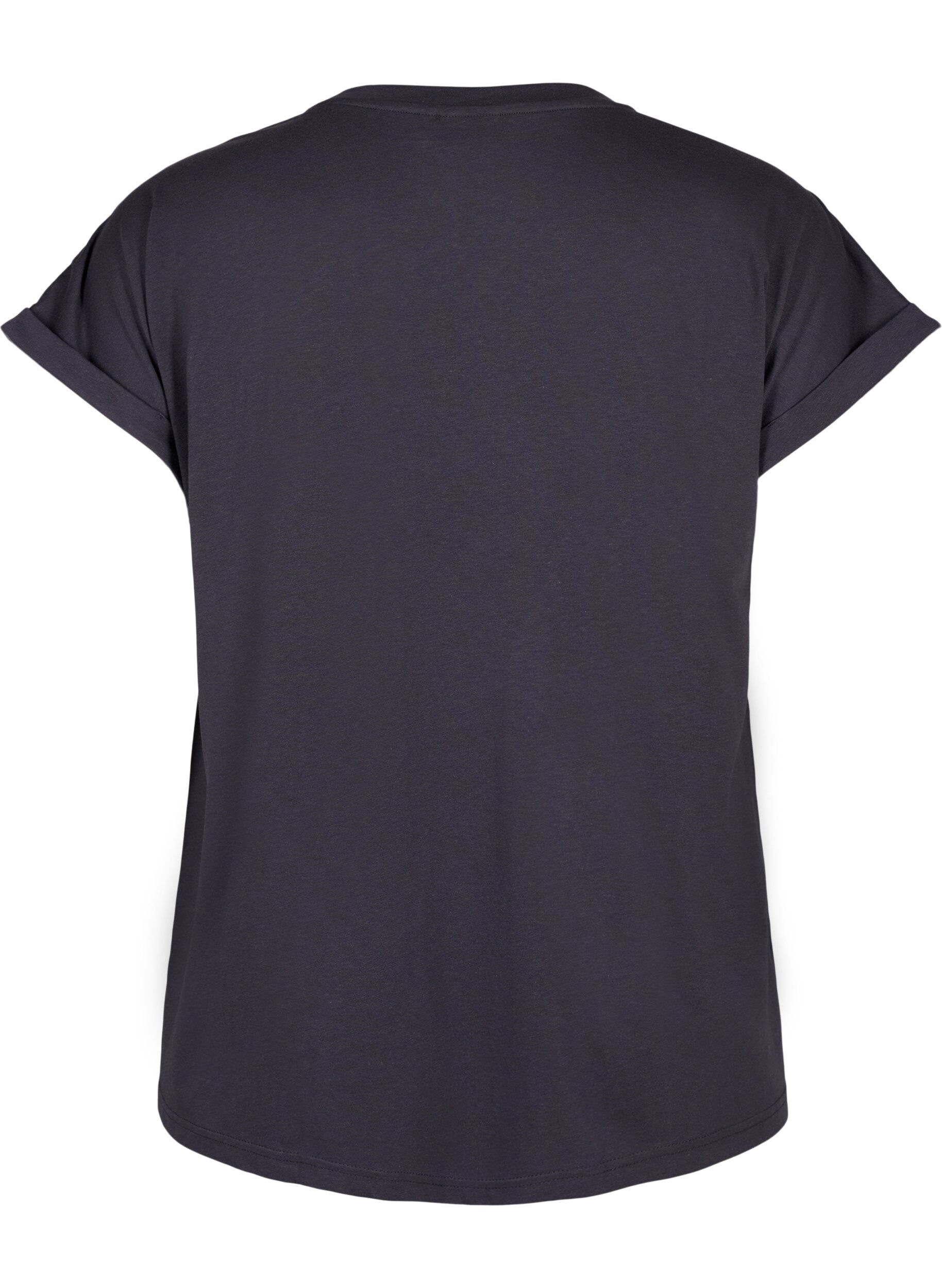 ZizziT-shirt &agrave; manches courtes en m&eacute;lange de coton, Gris anthracite, Packshot image number 1