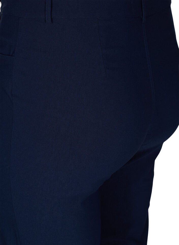 Pantalon classique en m&eacute;lange de viscose, Bleu, Packshot image number 3