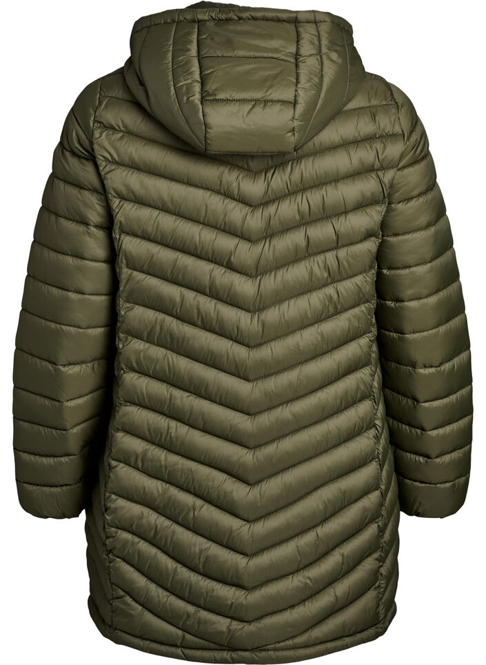 Veste l&eacute;g&egrave;re avec poches et capuche amovible., Vert fonc&eacute;, Packshot image number 1